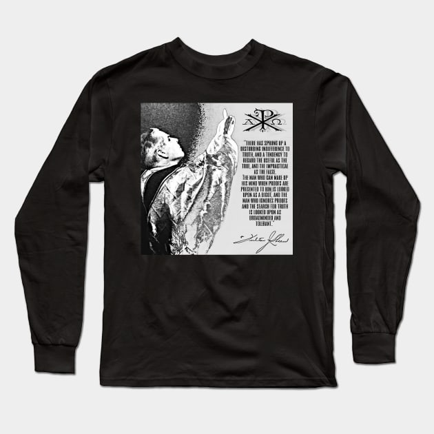 BISHOP FULTON JOHN SHEEN Long Sleeve T-Shirt by TextGraphicsUSA